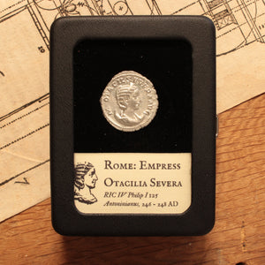 Rome, Empress Otacilla Severa (Rare), Silver Antoninianus, Concordia Reverse - 246 to 248 CE - Roman Empire