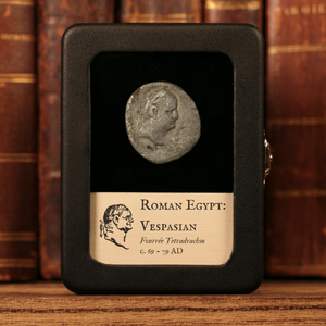 Roman Egypt, Vespasian, Fourrée Tetradrachm (Ancient Forgery) - c. 69 to 79 CE - Roman Provinces