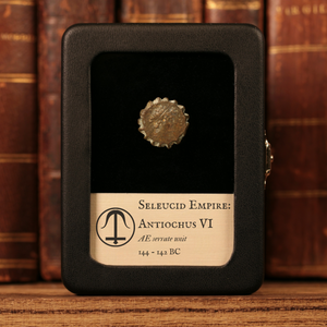 Seleucid Empire, Antiochus VI, Serrate Unit, Panther Reverse - 144 to 142 BCE - Greek World