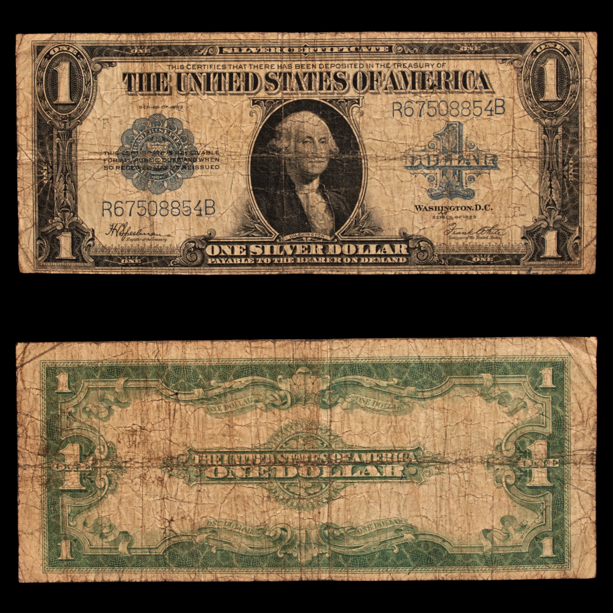 $1 Silver Certificate - 1923 - United States of America