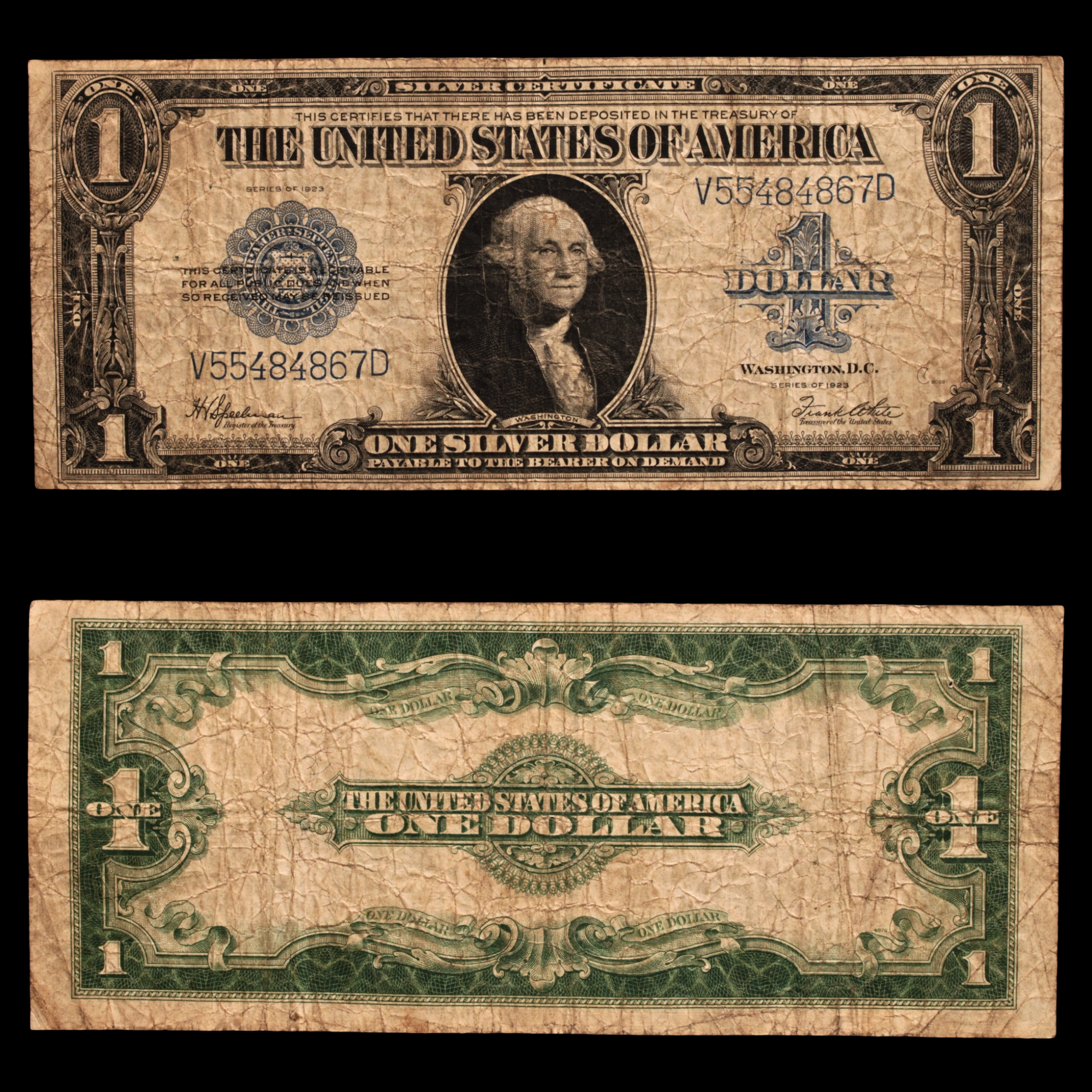 $1 Silver Certificate - 1923 - United States of America