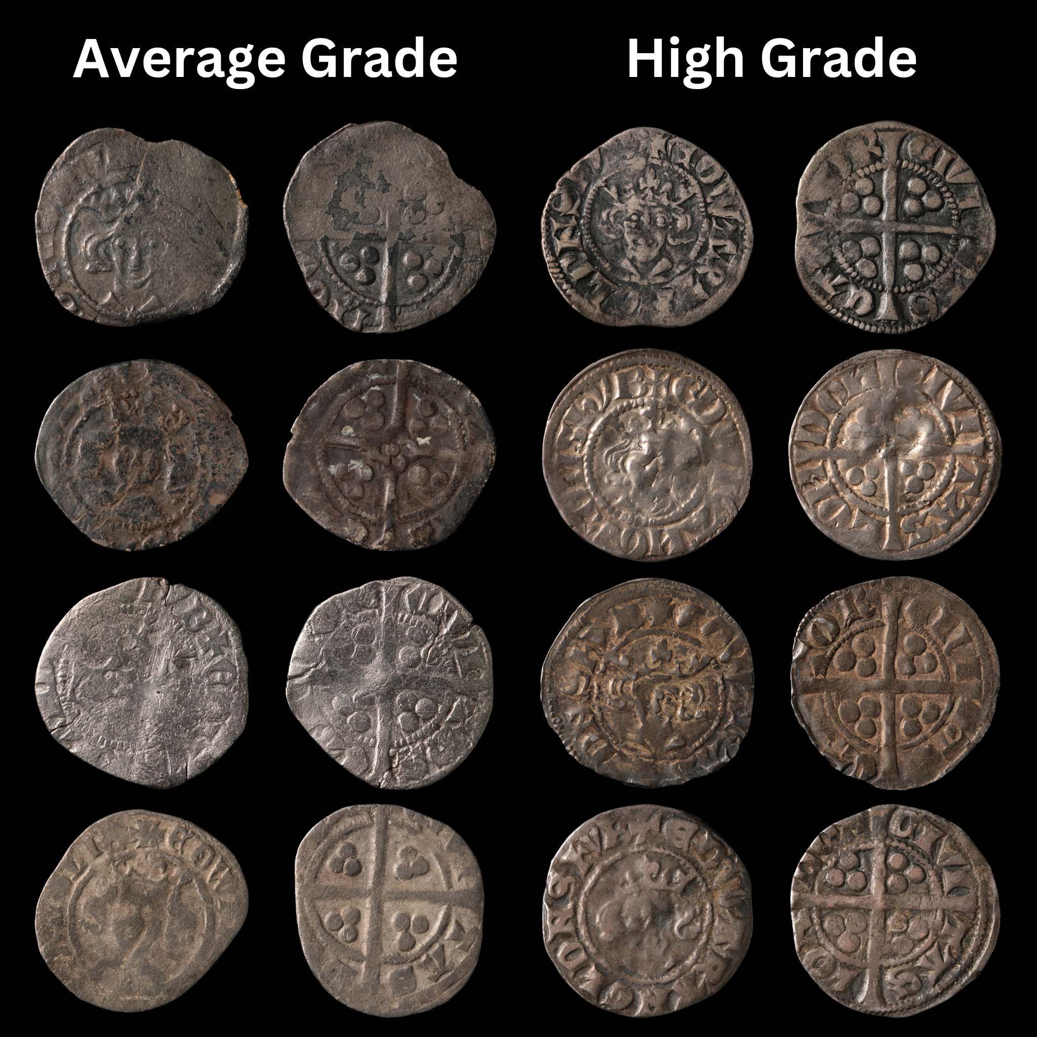 イギリス銀貨1272年-1307年エドワード1世Silver Penny