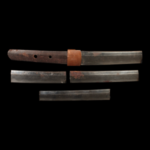 Japanese Fragmented Wakizashi, Dated with Signature (25.75 inches) - 1515 CE (Eisho 12) - Muromachi Period - 2/21/24 Auction