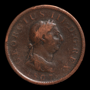 Britain, King George III, Halfpenny (4th Issue) - 1807 - British Empire