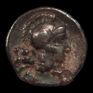 Greek World, Pisidia, Selge, Obol, Gorgon (Medusa) & Athena - c. 350 – 300 BCE - Asia Minor (Turkey)