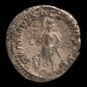 Rome, Emperor Elagabalus Denarius, Emperor in Syrian Robes on Reverse - 218 to 222 CE - Roman Empire