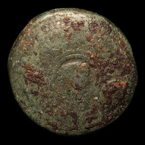 Macedon, "Alexander the Great" Anonymous Issue, Shield & Helmet Bronze Unit - 323 to 310 BCE - Greek World