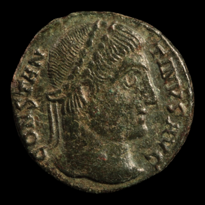 Rome, Emperor Constantine the Great, Bronze AE3, Wreath Reverse - 324 to 329 CE - Roman Empire