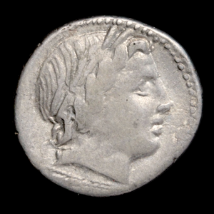 Roman Republic, Silver Denarius, Apollo & Jupiter - 86 BCE - Roman Republic