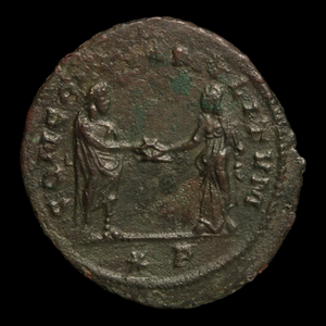 Rome, Emperor Aurelian, Antoninianus, Aurelian Clasping Hands with Concordia Reverse - 270 to 275 CE - Roman Empire