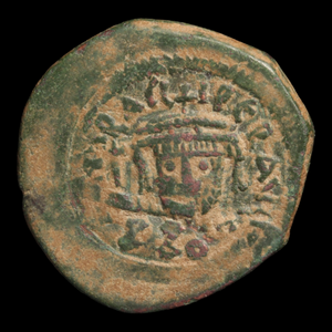 Byzantine Empire, Emperor Heraclius, Large Bronze Follis - c. 610 to 613 CE - Byzantine Empire