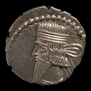 Parthian Empire, King Vologases III, Silver Drachm - 105 to 147 CE - Ancient Persia