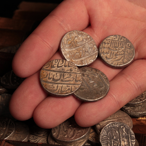 India, Mughal Empire, Silver Rupee - c. 1600 to 1750 CE - India