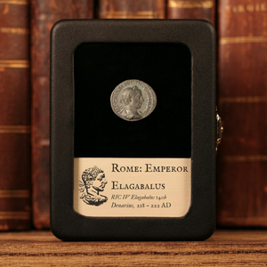 Rome, Emperor Elagabalus, Denarius, Salus (Goddess of Safety) - 218 to 222 CE - Roman Empire