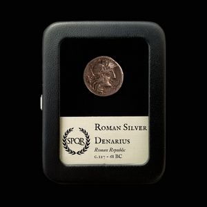 Fourrée Denarius, Roman Republic, Roma & Roman Senator - 126 BCE - Roman Republic - Auction 9/6/23