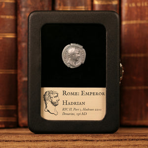 Rome, Emperor Hadrian, Denarius, Fides (Goddess of Trust) - 136 CE - Roman Empire