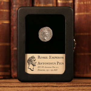 Rome, Emperor Antoninus Pius, Denarius, Vesta Reverse - 151 to 152 CE - Roman Empire