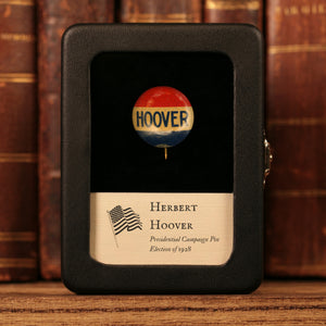 Herbert Hoover Presidential Campaign Pin - 1928 - United States