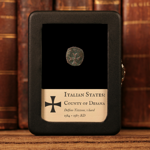 County of Desana, Delfino Tizzone, 1 Liard - 1584 to 1587 CE - Italian States