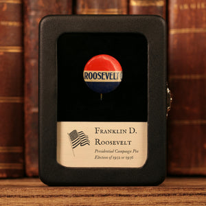 Franklin D. Roosevelt Presidential Campaign Pin - c. 1932 to 1936 - United States