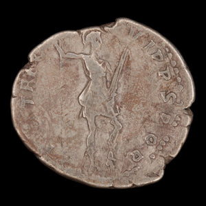 Rome, Emperor Trajan, Denarius (Virtus Reverse) - 114 to 117 CE - Roman Empire