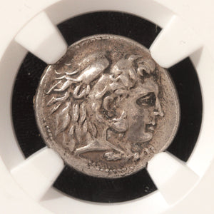 Macedon, Philip III (successor to Alexander the Great), Silver Drachm (Choice Very Fine) - 323 to 317 BCE - NGC® Certified