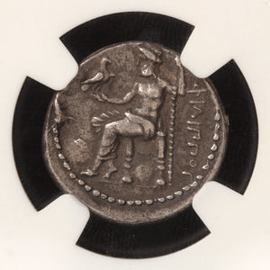 Macedon, Philip III (successor to Alexander the Great), Silver Drachm (Choice Very Fine) - 323 to 317 BCE - NGC® Certified