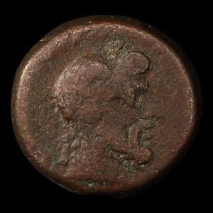 Greek Island of Lesbos, City of Mytilene, Bronze Coin - c. 200 to 100 BCE - Ancient Greece