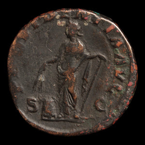 Rome, Emperor Severus Alexander, Large Bronze Sestertius, Providentia Reverse - 231 to 235 CE - Roman Empire