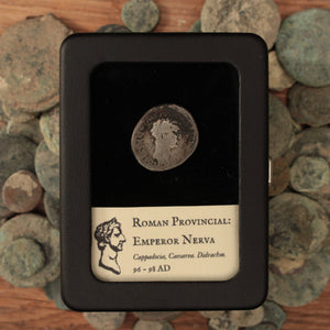 Roman Cappadocia, City of Caesarea, Emperor Nerva, Silver Didrachm - 96 to 98 CE - Roman Provinces