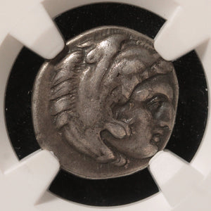 Kingdom of Macedon, Philip III, Silver Drachm (Ch F) - 323 to 317 BCE - NGC® Certified