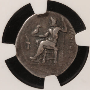 Kingdom of Macedon, Philip III, Silver Drachm (Ch F) - 323 to 317 BCE - NGC® Certified