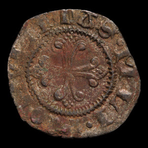 Italian States, Duchy of Milan, One Denaro - 1447 to 1450 CE - Italian States