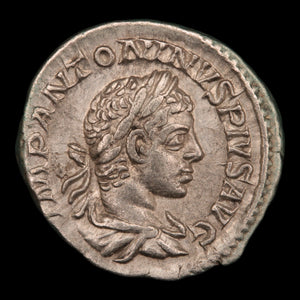 Rome, Emperor Elagabalus, Denarius, Liberalitas Reverse - 218 to 222 CE - Roman Empire