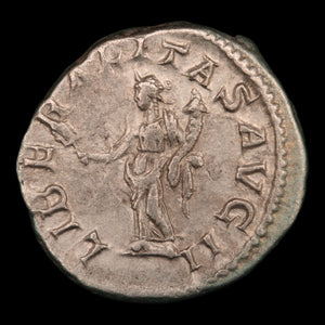 Rome, Emperor Elagabalus, Denarius, Liberalitas Reverse - 218 to 222 CE - Roman Empire