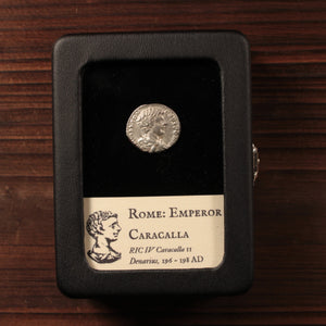 Rome, Emperor Caracalla, Denarius, Mars Reverse - 196 to 198 CE - Roman Empire