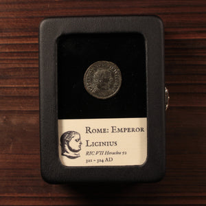 Rome, Emperor Licinius, Bronze Coin, Jupiter Reverse - 321 to 324 CE - Roman Empire