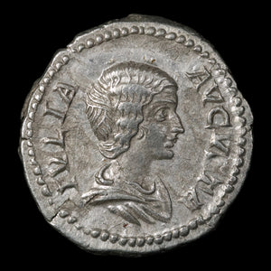 Rome, Empress Julia Domna, Denarius, Cybele (Mother Goddess) - 196 to 211 CE - Roman Empire