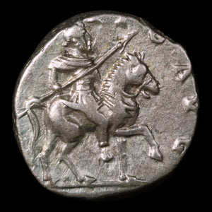 Rome, Septimius Severus, Denarius, Emperor on Horseback Reverse - 197 CE - Roman Empire