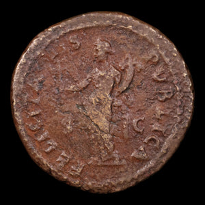 Rome, Titus, Large AE Dupondius, Felicitas (Deity of Productivity) - 72 to 73 CE - Roman Empire