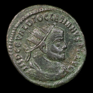 Rome, Emperor Diocletian, Antoninianus, Emperor Standing on Reverse - 291 to 292 CE - Roman Empire