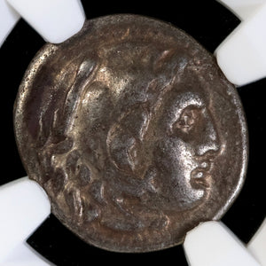 Kingdom of Macedon, Philip III (Successor to Alexander the Great), Silver Drachm (Ch F) - 323 to 280 BCE - NGC Certified