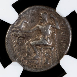 Kingdom of Macedon, Philip III (Successor to Alexander the Great), Silver Drachm (Ch F) - 323 to 280 BCE - NGC Certified