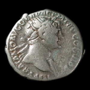 Rome, Emperor Trajan, Denarius, Military Standards Reverse - 103 to 111 CE - Roman Empire