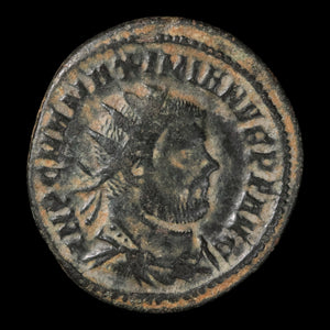 Rome, Emperor Maximian, Bronze, Emperor & Victory Reverse - 295 to 299 CE - Roman Empire