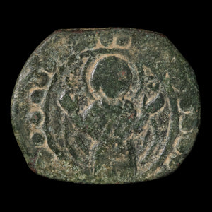 Byzantine Follis, "Anonymous" Issue With Portrait of Christ, Reign of Alexius I - 1081 to 1118 CE - Byzantine Empire