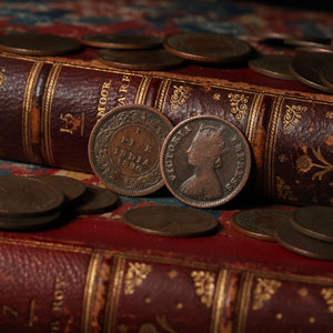 Queen Victoria, Empress of India, ½ Pice Coin - 1862 to 1901 CE - British India