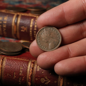 Queen Victoria, Empress of India, ½ Pice Coin - 1862 to 1901 CE - British India