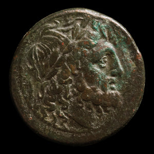 Bruttium, Brettian League, Bronze Uncia (Zeus) - c. 216 to 203 BCE - Greek World