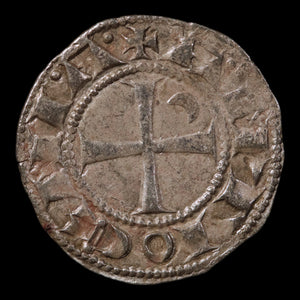 Crusader States, Antioch, Prince Bohemond III or IV, Silver Denier - c. 1149 to 1233 CE - The Crusades